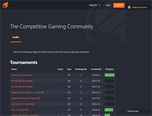 Tablet Screenshot of competitivegamingcommunity.challonge.com