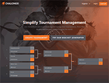 Tablet Screenshot of challonge.com