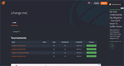 Desktop Screenshot of amateurtournament.challonge.com