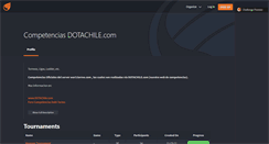 Desktop Screenshot of dotachile.challonge.com